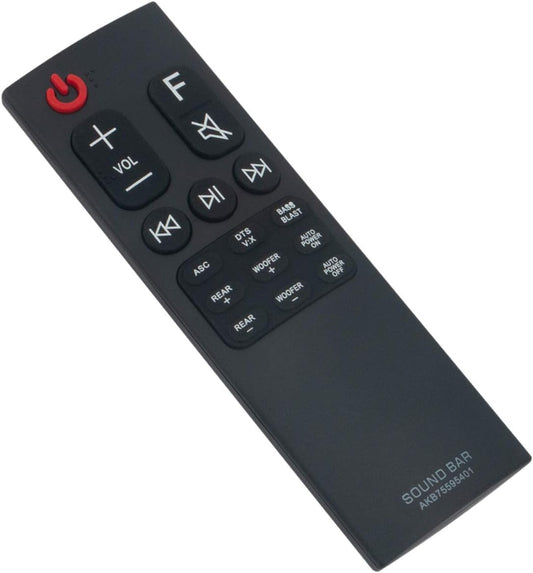 ZdalaMit AKB75595401 SK5R SK5Y SKM5Y SPK5B-W AKB75515305 AKB75595402 Sound Bar Replace Remote Control Applicable for LG