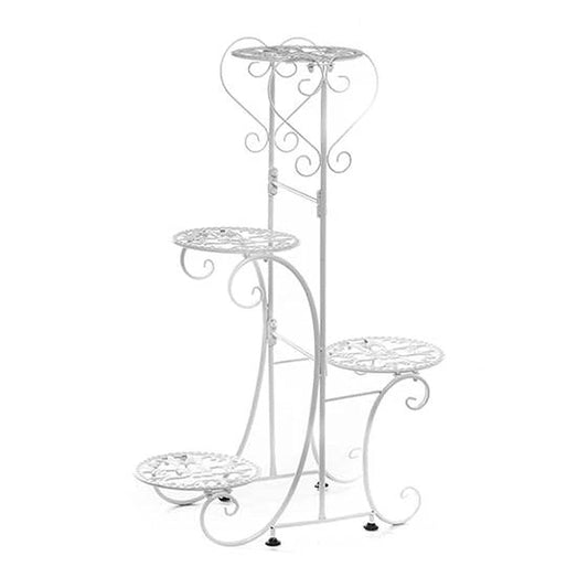 Plant Stand Plant Stand Tricycle Plant Stand Flower Pot Cart Bicycle Holder Rack for Home Garden Patio Flower Stands (Color : White)