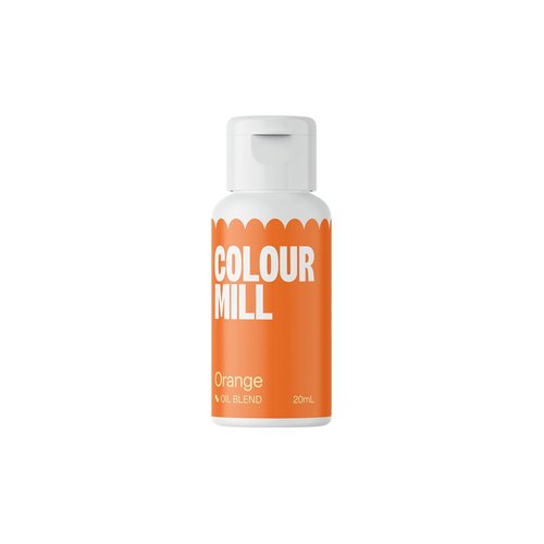 Colour Mill | Oil-Based Food Coloring - Vibrant Orange, 20 Milliliters for Baking & Decorating