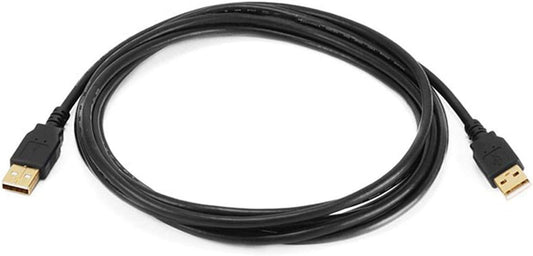 105444 2.0 28/24AWG 15' Monoprice USB A Male to A Male Gold Plated Cable