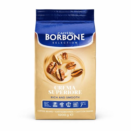 Caffe Borbone Whole Bean Coffee - Crema Superiore Medium Roast, Rich & Smooth, 2.2 lb Bag