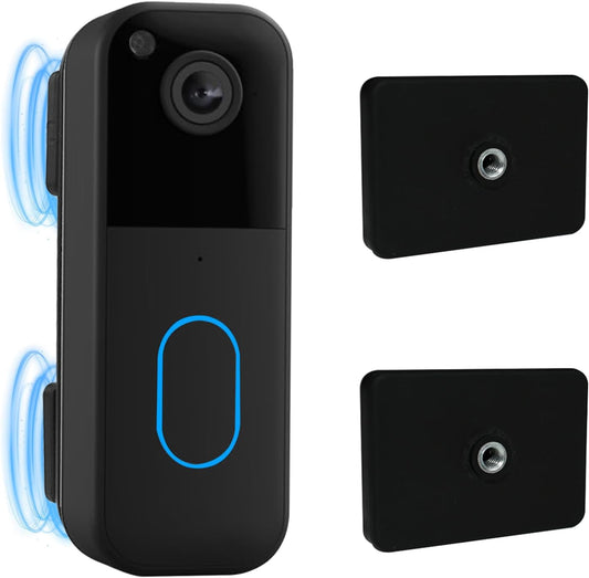 2PCS Doorbell Magnetic Mount Compatible with Blink Doorbell (New-est Model), Doorbell Secure Hold for Iron Doors