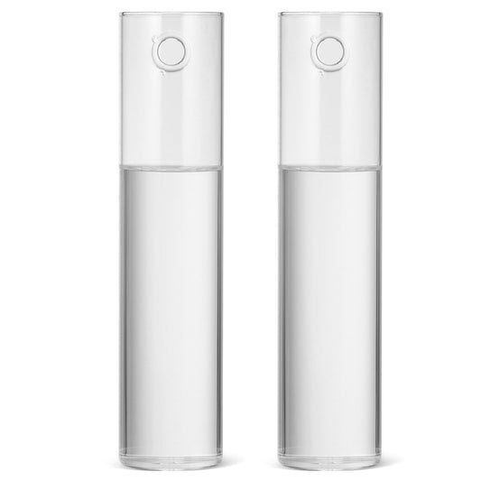 BETOOKY Wall Hanging Glass Vases for Indoor Plants 2pcs, Large Round Tube Hydroponic Propagation Station Terrariums, Wall Holders for Home Décor and Flower Display