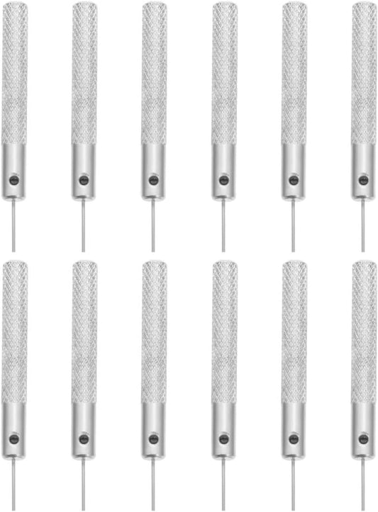 12pcs Set Kisangel Sim Card Tray Ejector Pins for Smartphones Mobile Sim Card Removal Tools with Watch Pin Pusher