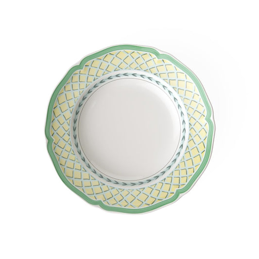 Villeroy & Boch French Garden Orange Rim Soup Bowl, Premium Porcelain, Made in Germany, 9 in Diameter, 9 oz Capacity