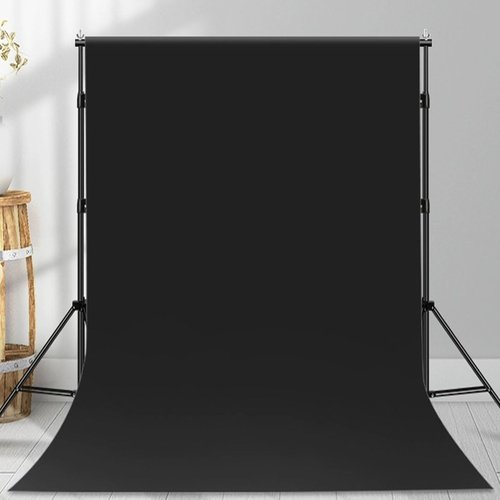 Black Backdrop by [Brand Name] - Versatile 5x7ft Fabric for Portraits & Video Studio Shoots