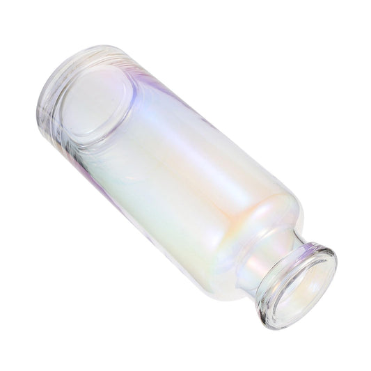 ARTIBETTER Colorful Small Mouth Glass Vase for Hydroponics Plants, Desktop Glass Planter for Home Decoration, Rainbow Hydroponic Terrarium Flower Container