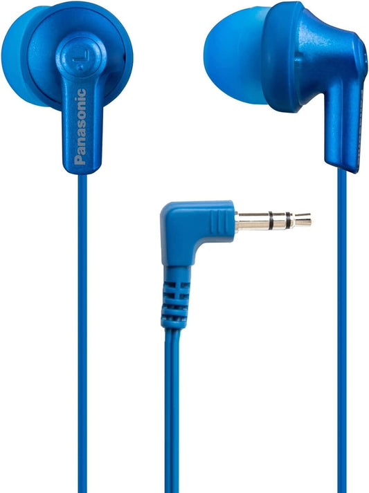 3.5mm RP-HJE120-AA Panasonic ErgoFit Wired Earbuds, Jack in-Ear Headphones with Dynamic Crystal-Clear Sound and Soft