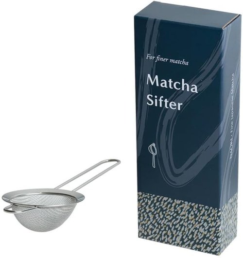 Naoki Matcha Large Stainless Steel Matcha Tea Sifter - Eliminate Clumps for Perfectly Smooth Tea & Lattes