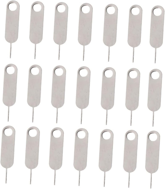 100pcs DOITOOL Sim Tool Ejector Phone Key Tray Opener Steel Sim Card Needle Sleeve