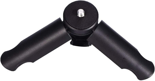 CCYLEZ Camera Tripod Stand Mount, Compact Desktop Tabletop Stand Mini Tripod Black, Portable Mini Tripod Stand Mount
