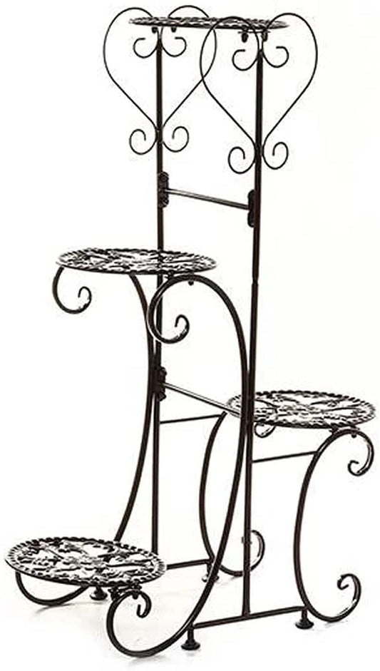 ZEELYDE Plant Stand,Tricycle Plant Stand Flower Pot Cart Bicycle Holder Rack for Home Garden Patio Flower Shelf