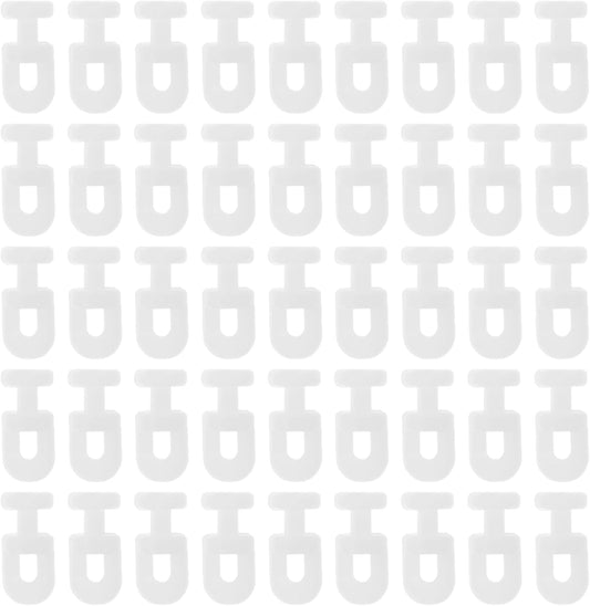 Uonlytech Curtain Track Rollers - 200Pcs Smooth Sliding Pulley Carriers for Drapes & Shower Curtains