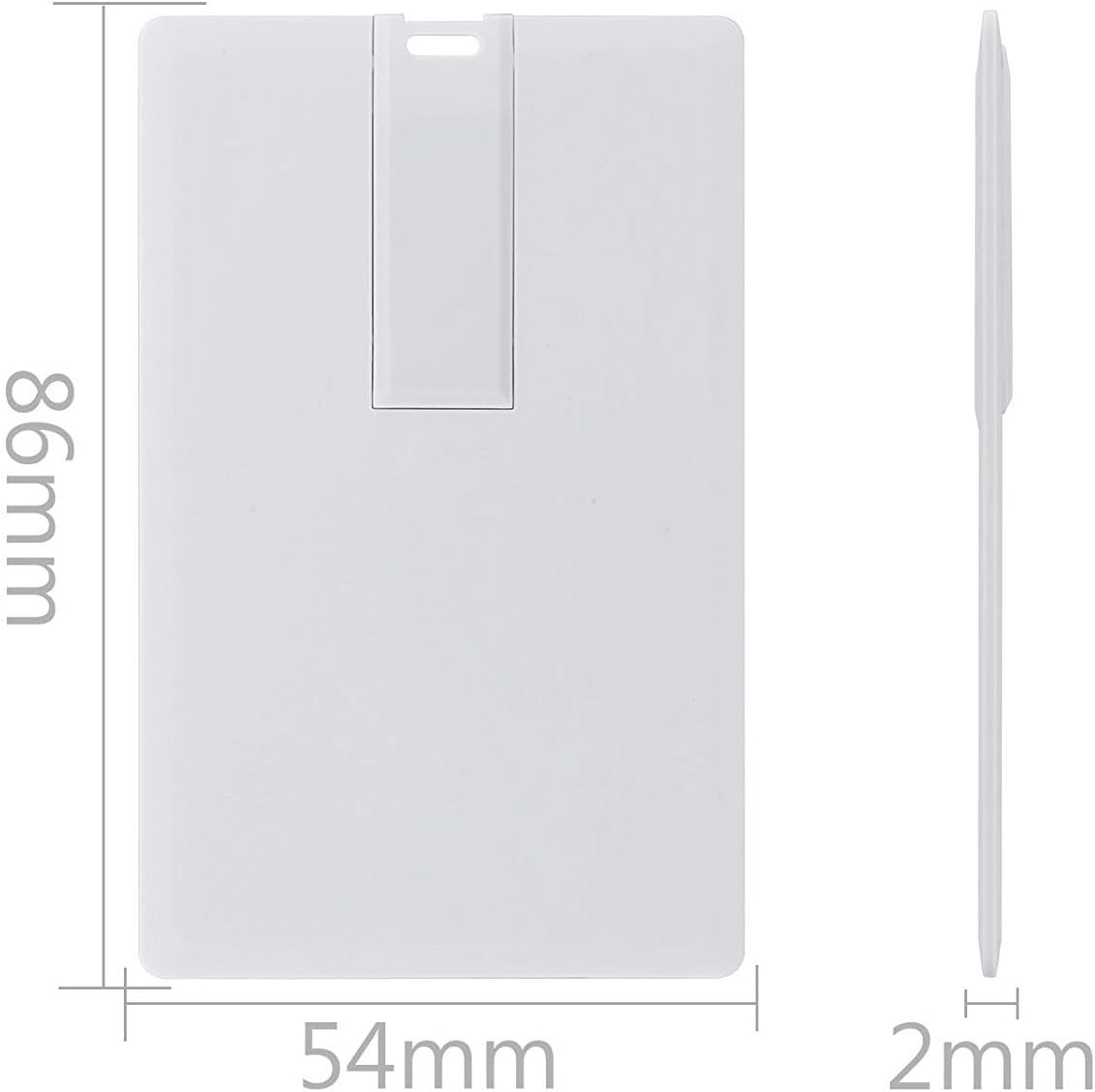 KINMIN 1GB 5 Pack Credit Card USB Flash Drive Business Card Bank Card Shape Flash Drive Memory Stick Key Credit USB