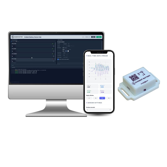 EVB Lite Wi-Fi Vibration Sensor up to 1.6 kHz | 3-Axis Accelerometer | Wi-Fi & AP Mode | Free Device Hub Software | DIY, Hobbyist & Personal Use Motion Sensor