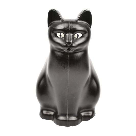 Esschert Design Cat Watering Can, Plastic, Black