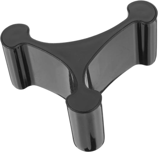 AGFELO Triangle Desktop Phone Holder Stand for Cellphone and Tablet, Black Triangular Desk Mount Rack for Mobile