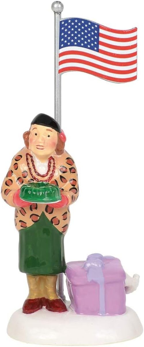 Department 56 | Aunt Bethany Play Ball Figurine - National Lampoon's Christmas Vacation, 2.95 Inch, Multicolor