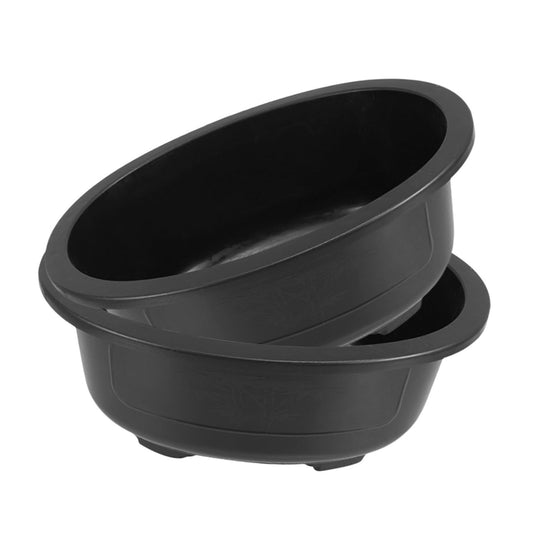 Toddmomy 2pcs Large Oval Planting Pots for Indoor and Outdoor Gardening Reusable Flower Planters with Modern Design for Home Balcony Garden Decoration