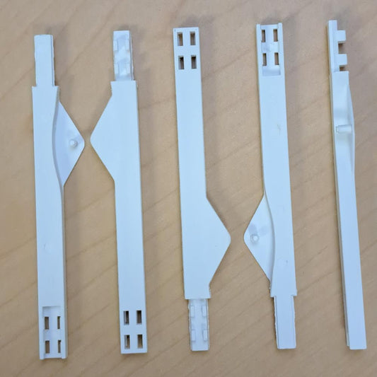 Blind Shade Repair 5pc (3 1/2" - Shutter Clearview Joiner White Long)