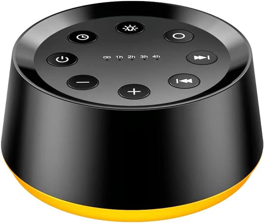Skiennix Brown Noise Sound Machine - 30 Soothing Sounds & 12 Color Night Light | Sleep Aid for Adults & Kids