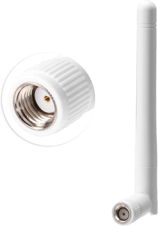 BINGFU 2.4GHz 5GHz 5.8GHz 3dBi External WiFi Antenna RP-SMA Dual Band Wireless Antennas Replacement for WiFi Router