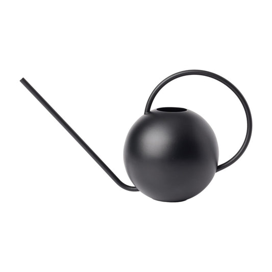 Bloem Fresca 2.5L Watering Can, Black Powder Coated with Novelty Handle and Long Sleek Spout