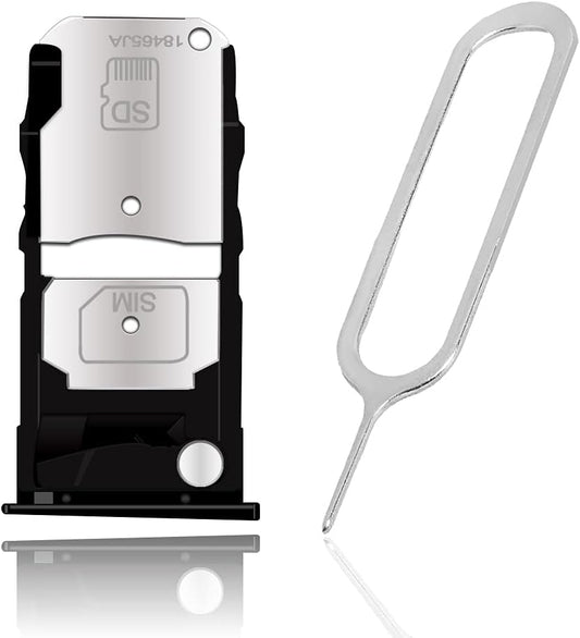 AceSoft XT1580 XT1581 Lightweight Premium Durable SIM and Memory Card Tray Holder w/SIM Card Ejection Pin Compatible