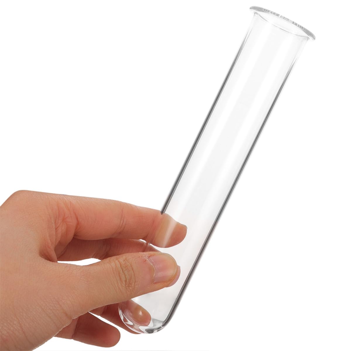 Balacoo 4pcs Hydroponic Glass Test Tube Vases 2.5x3x18cm Glass Planter Tubes for Desktop Plant Propagation and Indoor Terrarium Decoration
