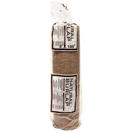 Rocky Mountain Goods Burlap Fabric Roll 3 Ft X 150 Ft - Bulk Burlap -Gardening, Tree Protection, Weeds Barrier, Hay, Crafts Bees - Biodegradable