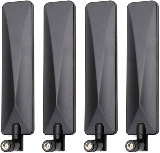 BINGFU 4G 9dBi (4-Pack) LTE Cellular Trail Camera Antenna RP-SMA Male Compatible with Spypoint Link Micro Solar EVO