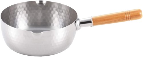 Japanese Stainless Steel Yukihira Saucepans 22cm Cooking Pot, 3 Quart, Made in Japan, 1-Pack