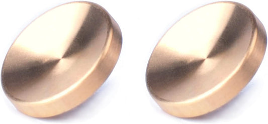 11mm Surface(2 Pack) VKO Golden Metal Soft Shutter Release Button,Delicate Camera Shutter Button Concave