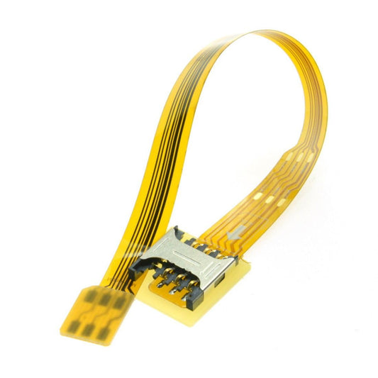 10cm chenyang Soft Flat FPC Cable Micro SIM Card to Nano SIM Kit Male to Female Extension Extender Cable