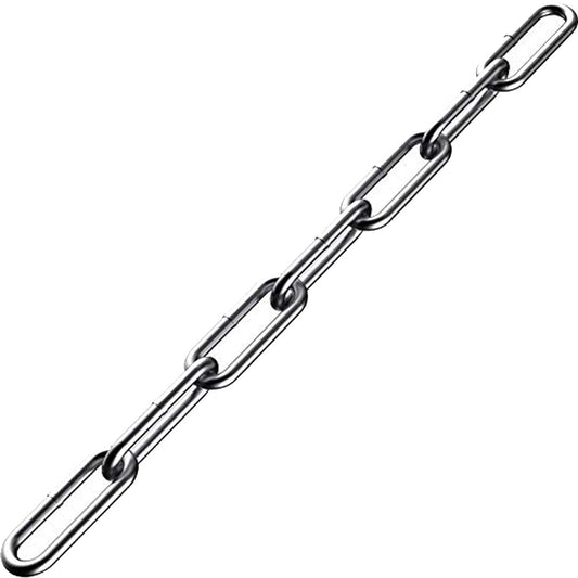 Stainless Steel Chain,Lsquirrel 13 ft Stainless Steel Rolo Cable Heavy Duty Chain for, Home, Swing, Pet, Camping (3/16 inch - 13 feet)