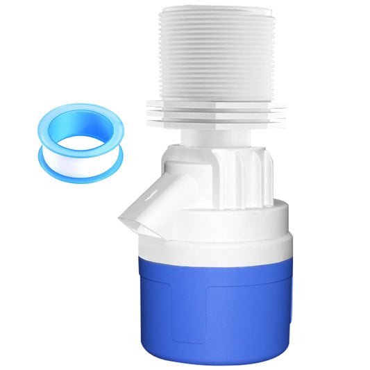 2" Npt Top Inlet Water Float Valve, 2 Inch Big Flow Automatic Water Level Control Float Valve for Water Tank, Water Troughs, Pond, Pool, Livestock, Aquariums (2" Top Inlet)