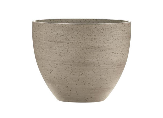 Southern Patio Planter Egg WHT STN 9"