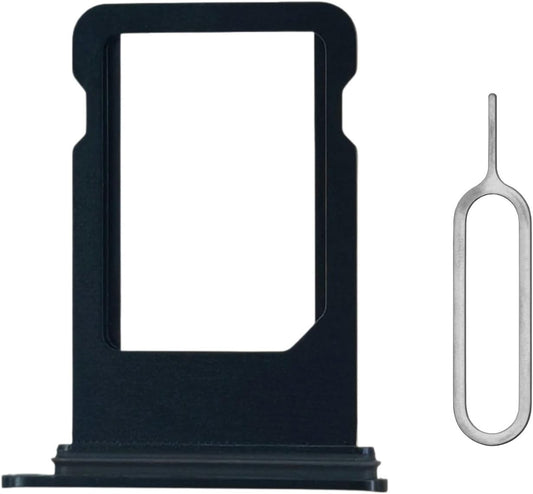 2022 SIM Card Tray Replacement for iPhone SE (Midnight) - Includes SIM Eject Pin Tool and Waterproof Rubber Seal - Easy