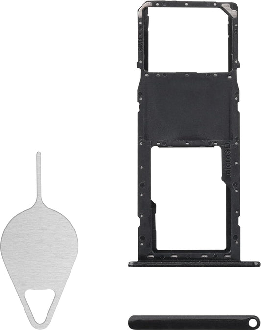 A21 A21 SM-A215U SM-A215U1 for Samsung Galaxy Sim Card Tray Replacement (Single SIM Version) Black Card Tray Slot