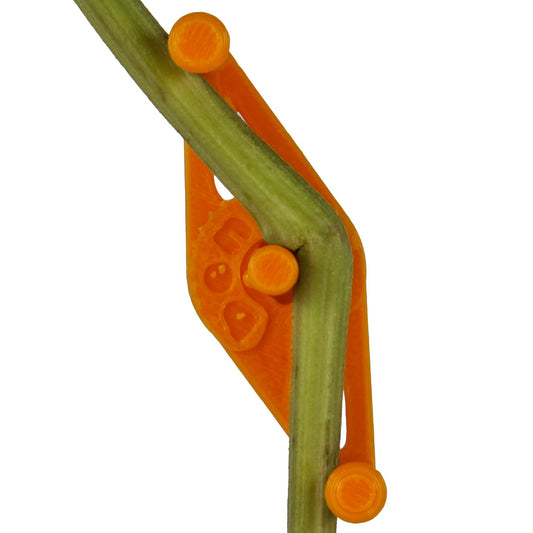 Bendies LST Plant Training Clips 50 Pack - v2.0 Adjustable Low Stress Support Clips for Stem Bending, Grow Tent, Plant Ties & Gardening Accessories