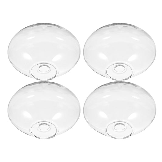 Artibetter 4pcs Wall Hanging Glass Planter Vases for Hydroponic Plants, Glass Terrariums for Indoor Wall-Mounted Plant Decor