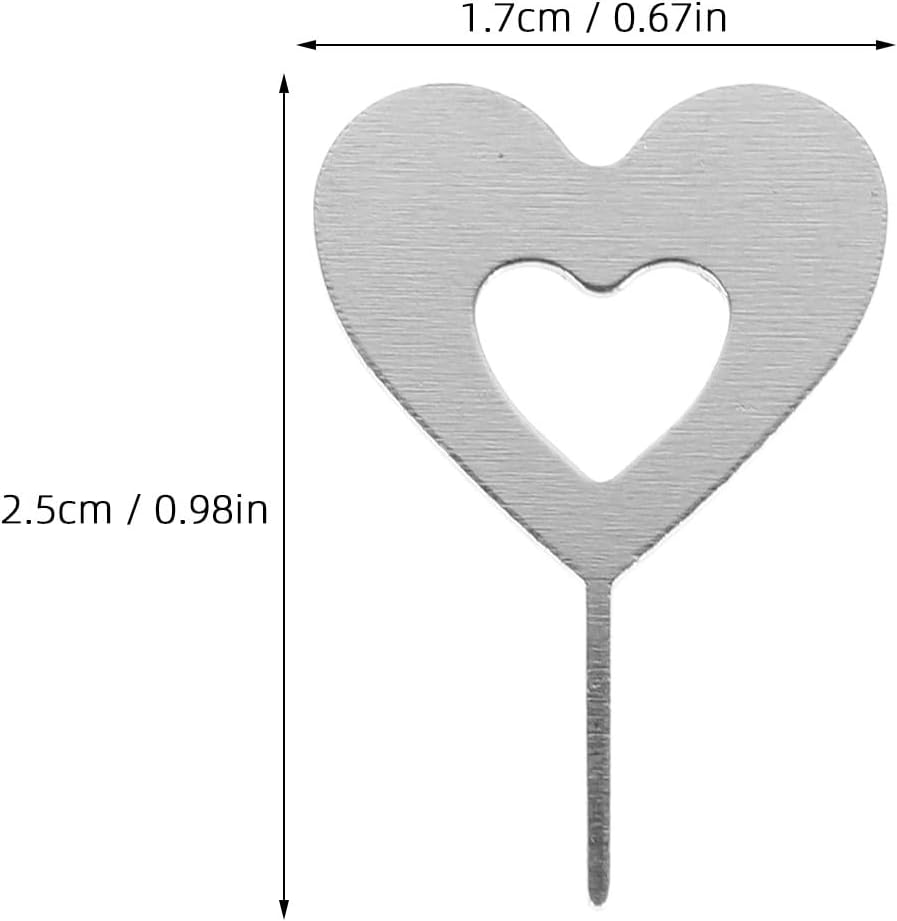 100pcs Set Heart-Shaped Sim Card Ejector Tool - for Smartphones