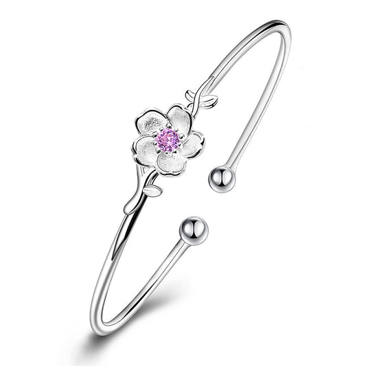 Baoaichi 925 Sterling Silver Bracelet Plated Cuff Bangle Bracelet Fashionable Multi-layer Cross Wire Bangle Bracelet Open Adjustable Wide Cuff Bracelet for Teen Girls Fashion Jewelry (silver K)