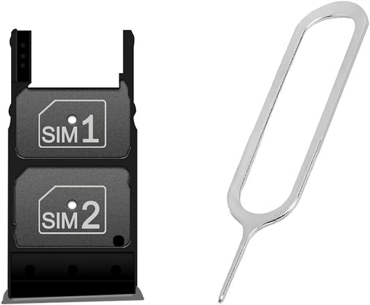 AceSoft XT1575 Lightweight Standard Portable SIM and Memory Card Tray Holder w/SIM Card Ejection Pin Compatible
