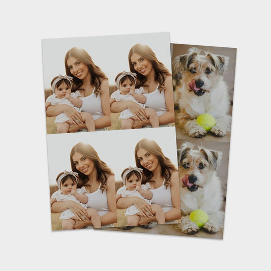 Personalized Mini Prints - Four 2x3" Copies of Your Favorite Photo | Set of 2