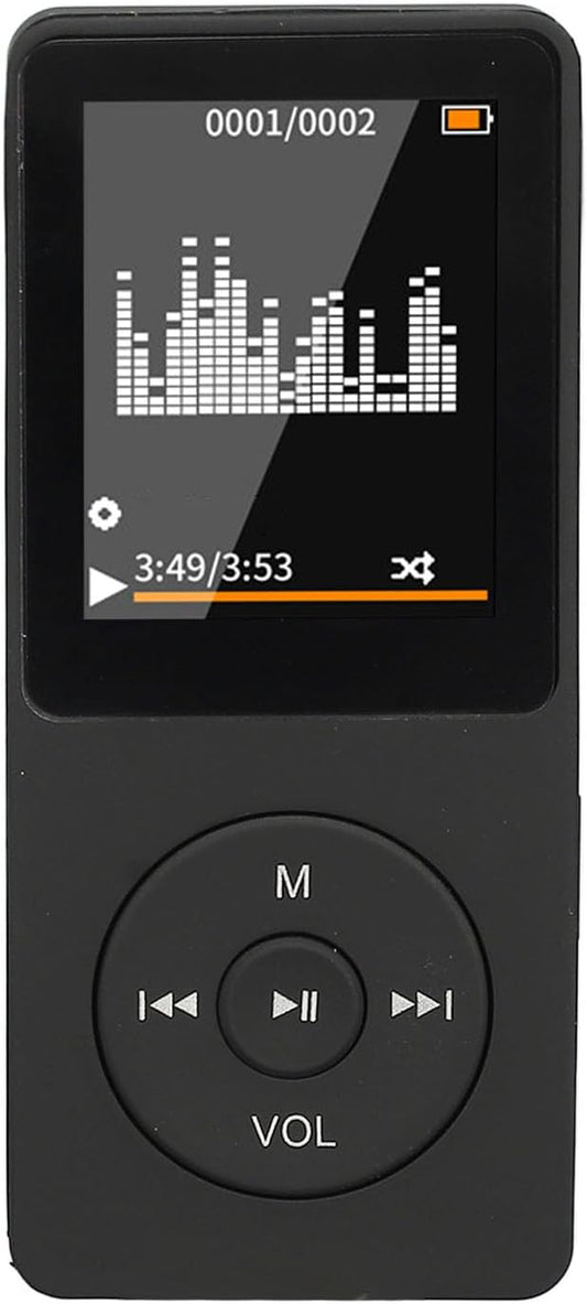 Yunseity MP3 Mp4 MP3 Player with Bluetooth, HiFi Sound Portable Music Player with Earphones, Music Device Player