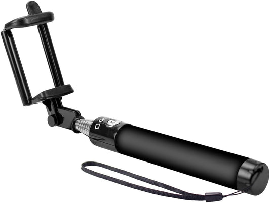 Cellet Selfie Stick Extendable Adjustable, for All Smartphones iPhones, Samsung Galaxy, Google Pixel, Go Pro