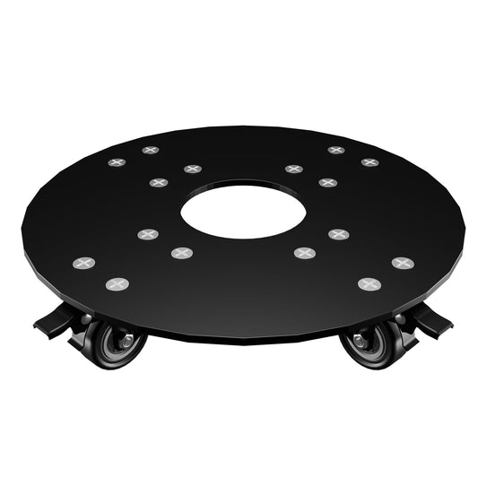 NULTRUMA Plant Caddy with Wheels, 3.0mm Thick Heavy Duty Steel Rolling Plant Stand, 500 lbs Load Capacity, Indoor Outdoor Plant Dolly for 12 Inch Flower Pots, Garden Plant Mover with Casters