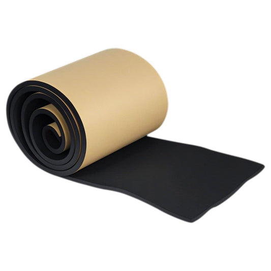 Qiveno Sponge Neoprene with Adhesive Foam Rubber Sheet, 1/2 "T x 12" W x 118" L for Weatherproofing,Gasket Seals, Crafts,Soundproof Padding, Vibration Dampening, Aquarium Leveling Mat