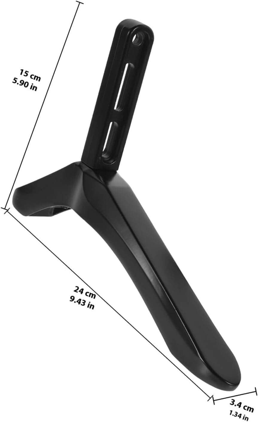 CONGARTENO TV Support Bracket with Screws Black TV Base Pedestal Stand Support for Household Entertainment Furniture